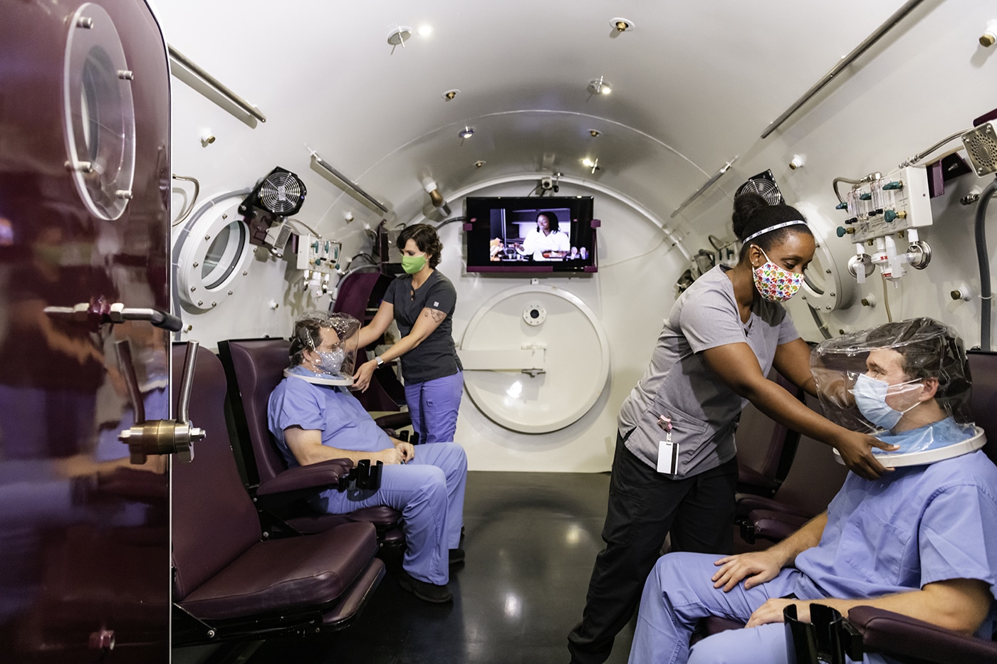 Hyperbaric Chamber Used in a Hospital